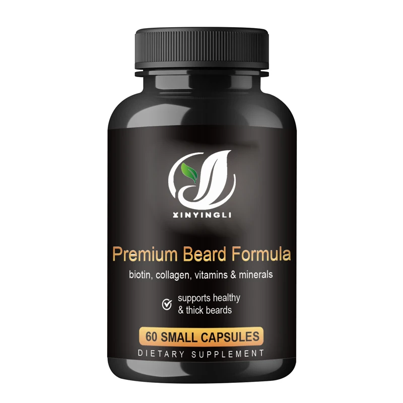 

Beard Capsules, Men's Beard Growth Supplement | Stronger Regeneration, Nourishing Beards