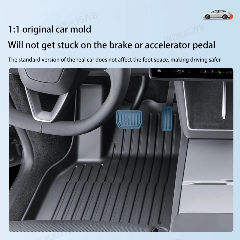 For New Tesla Model YL Launch 2026 LHD Car Floor Mats Cargo Liner Waterproof Anti-slip Trunk Mat TPE Pads Floor Mats Accessories