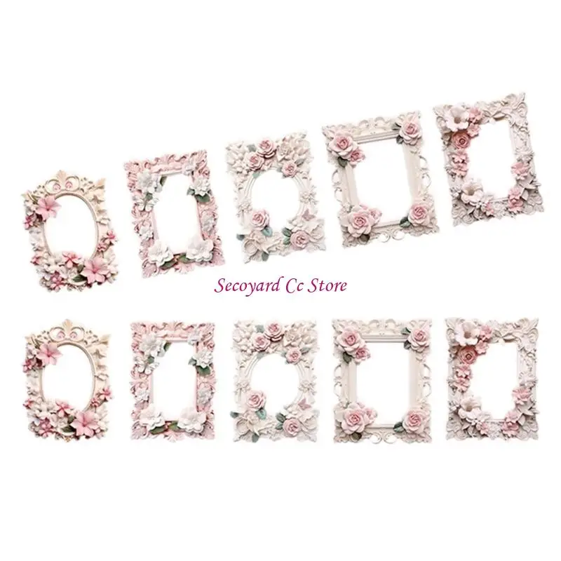 

N3UC Vintage Frame Cutout Border for Craft Journal Decoration Valentine Card
