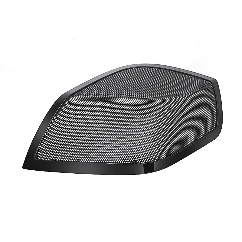 Preto Saddlebag Lower Speaker Grill Cover, Fairycover para Harley Touring, FLT, FLH, FLHR, FLHR, Electra, Street Road Glide, 14-22, 5 polegadas x 7 polegadas