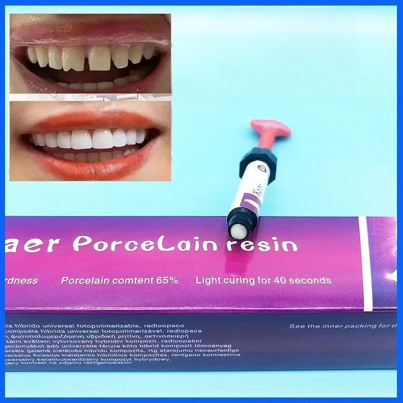 

Dental Restoration Material 6D Nano Enamel Porcelain Like Resin Triple Nano Filler Technology Natural/bright White/star White