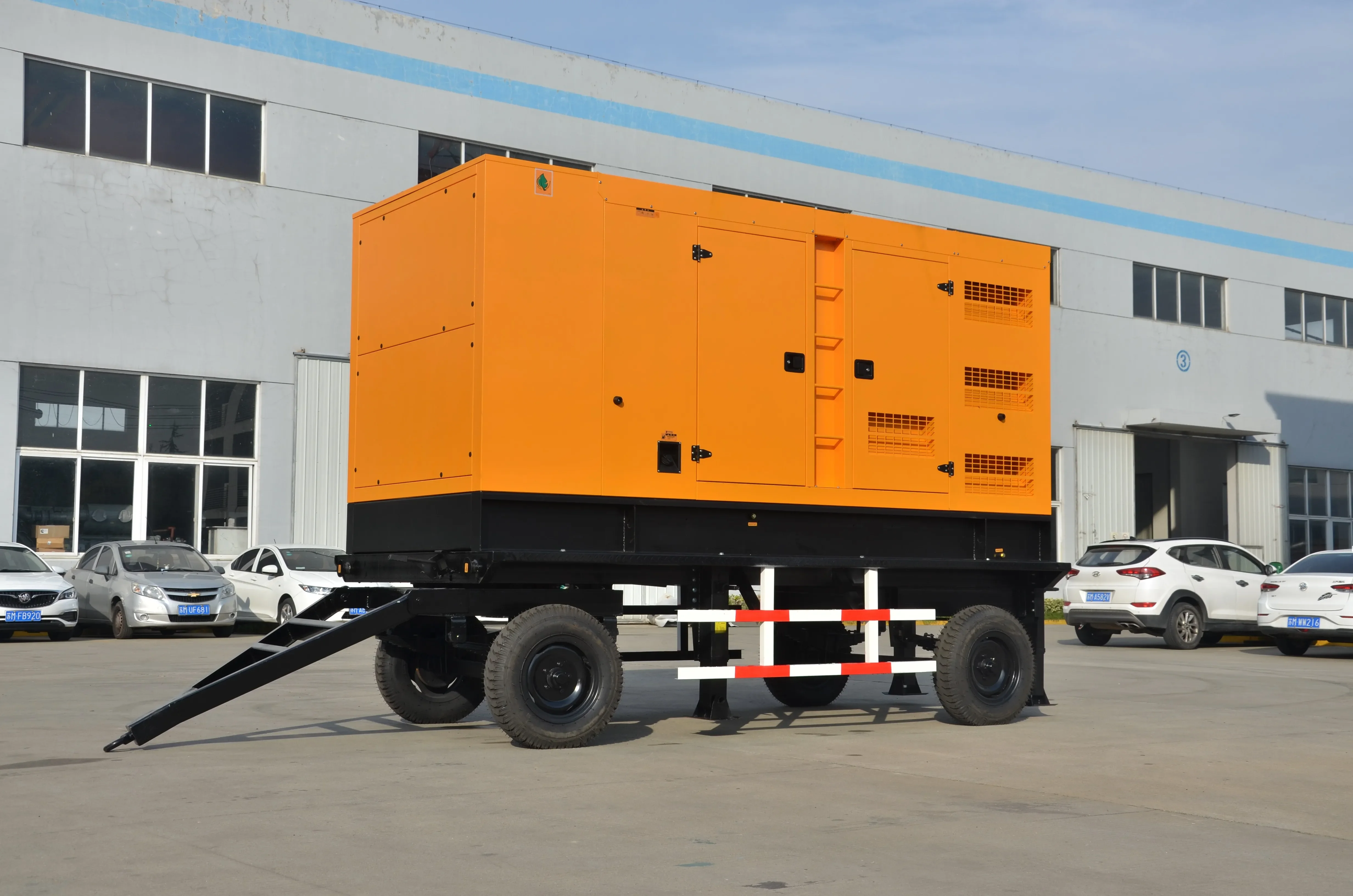 360kW/450kVA Jianghao Hot sale super silent Trailer Diesel Generator Set