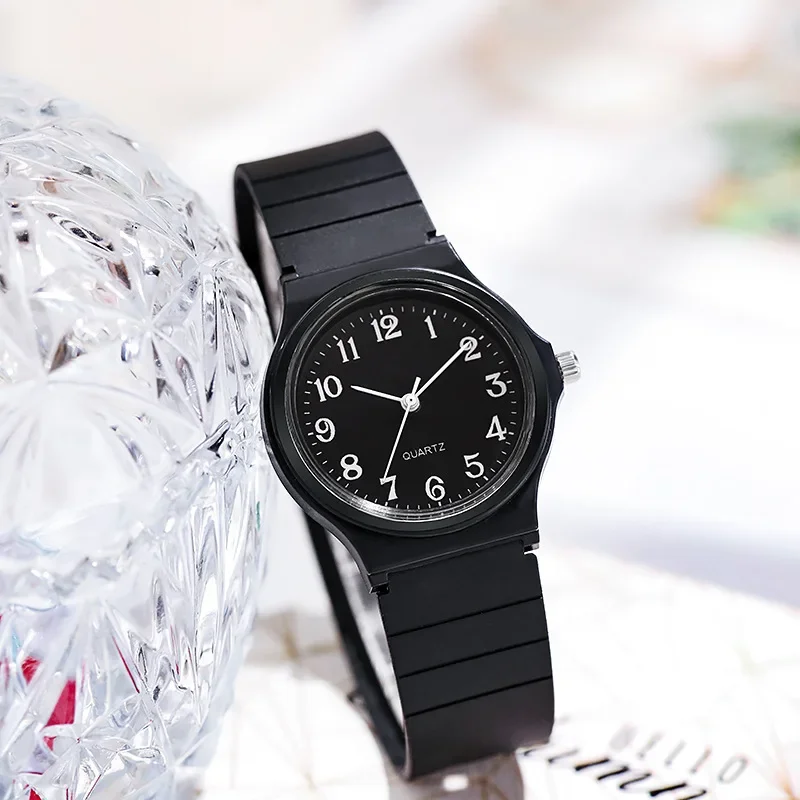 Simple Fashion Quartz Watch for Women Student Wrist Watches Silicone Strap Watch Wholesale Reloj Mujer Elegante Reloj De Mujer