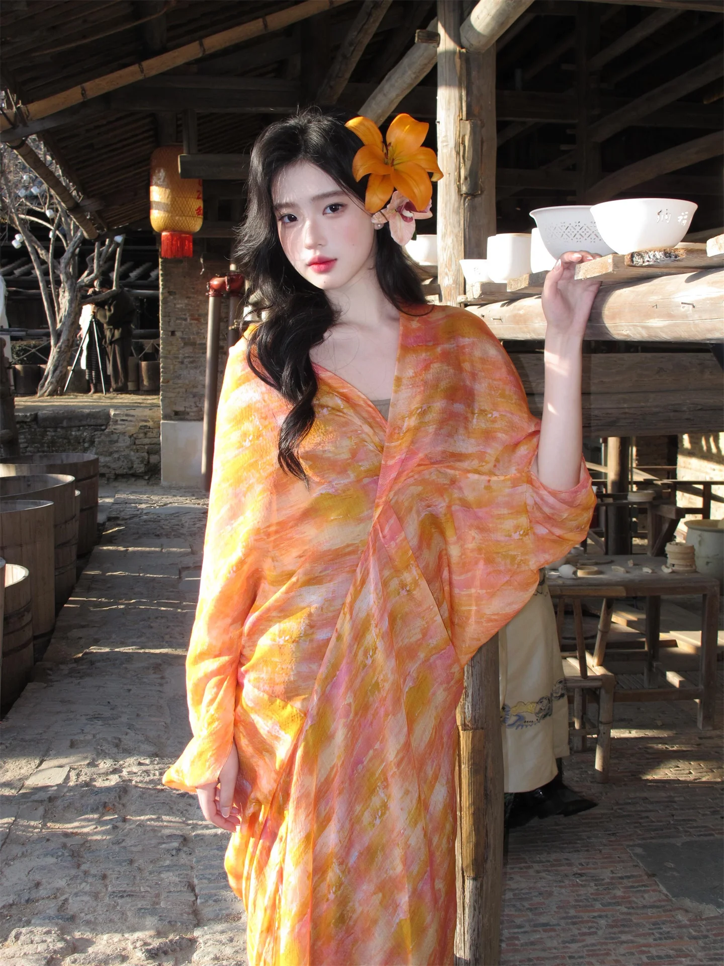 

Ele Chinese Sle Art Photo Dr Photoaphy Studio New Early Spring Retro Zen Aosphere Clothing Ethnic Stage Costume