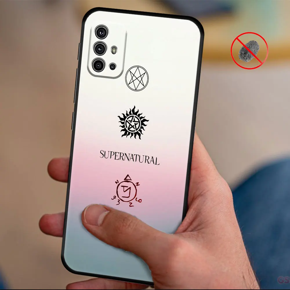 Celulares Fundas Trend Luxury For Moto G8 Lite G9 Power G60 G20 G200 5G G60s G30 G30 One Fusion Plus G71 Supernatural TV Show