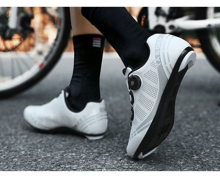 Unisex-Fahrradschuhe, atmungsaktive SPD-Rennradschuhe, professionelle MTB-Mountainbike-Schuhe, locklose Trainings-Fahrradschuhe – Detail 13