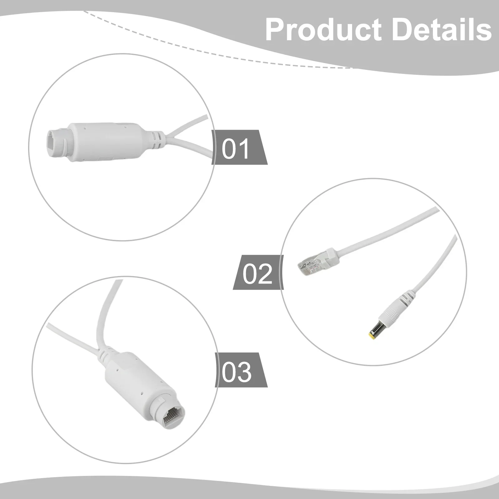 Adapter POE Splitter 1236/4578 Power Supply 48V To 12V Accessories Cable IP Cameras Module Standard Waterproof