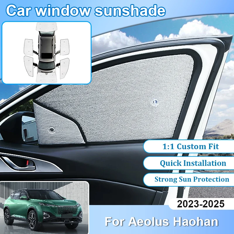 For Aeolus Haohan Accessories Dongfeng Mage Hedmos 06 GTV Kessor Pro 2023 2024 2025 Car Windshield Sun UV Protection Sunshades
