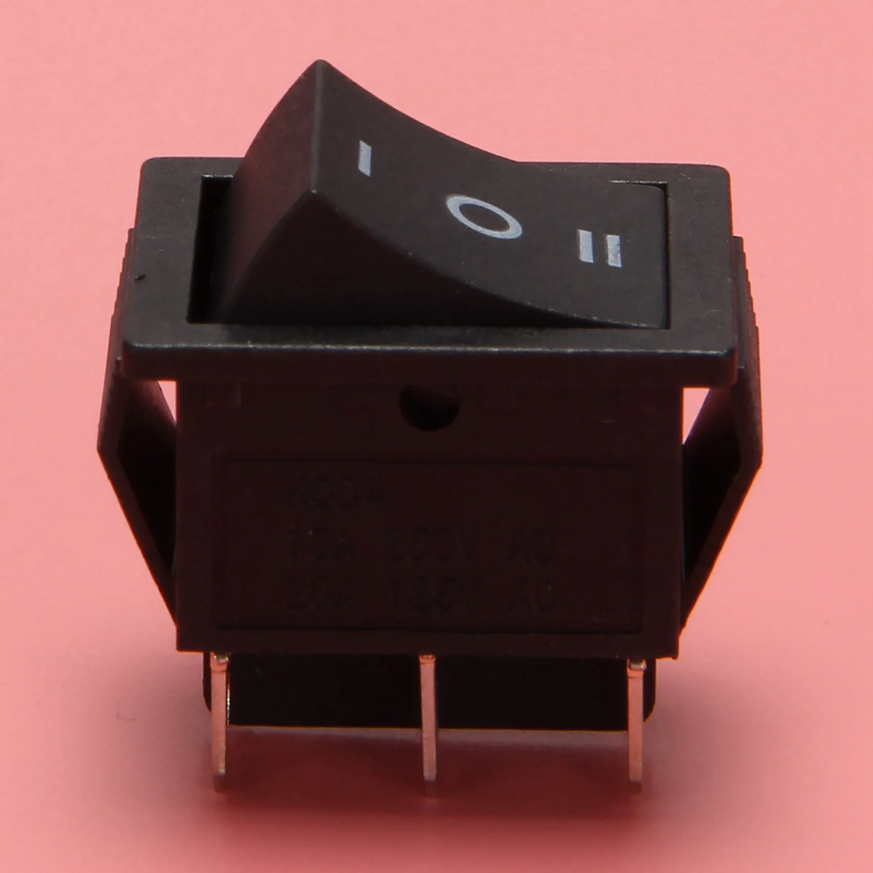 A43T 4X 6단자 3 위치 ON/OFF/ON DPDT 보트 로커 스위치 16A 250VAC 20A 125VAC