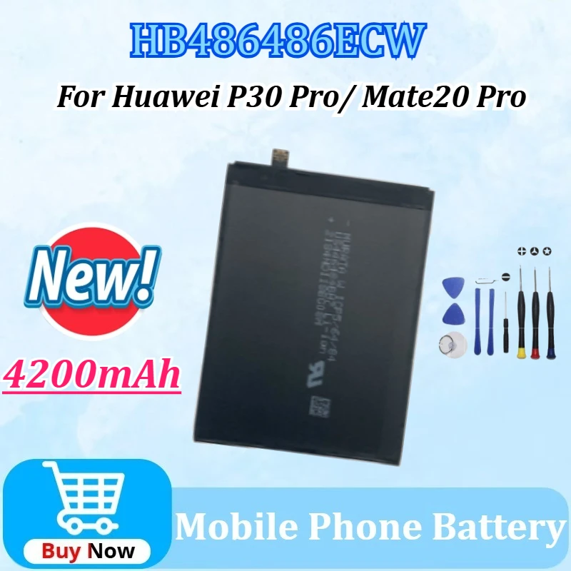 

HB486486ECW 4200 мАч аккумулятор мобильного телефона для Huawei P30 Pro/Mate20 Pro/VOG-L29/L09/L04/AL00 Сменные аккумуляторы с инструментами