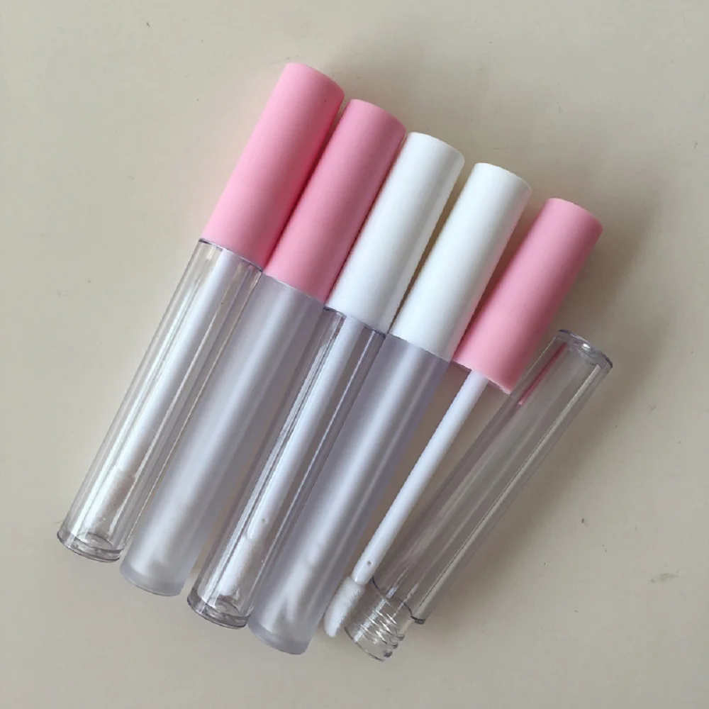 3 ml süße leere rosa Lipgloss-Röhre, DIY-Kunststoff-Behälter für flüssigen Lippenstift, Make-up-Tools für Frauen – Detail 2