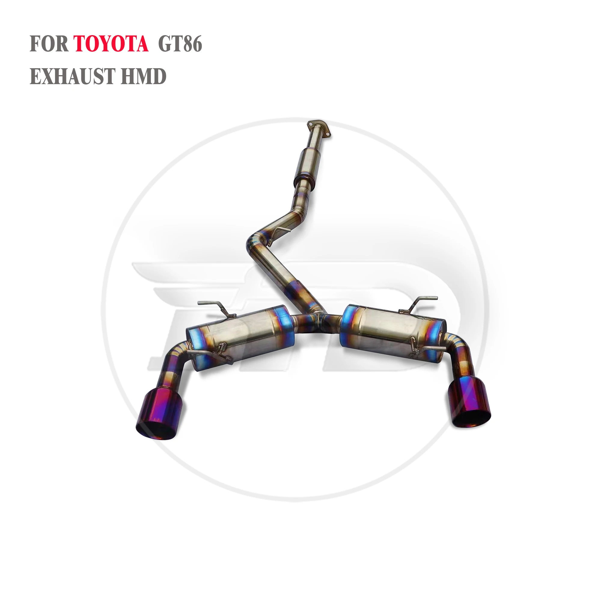 HMD Catback for Toyota GT86 Exhaust System Stainless Steel High Flow Performance Muffler Valve Pipe