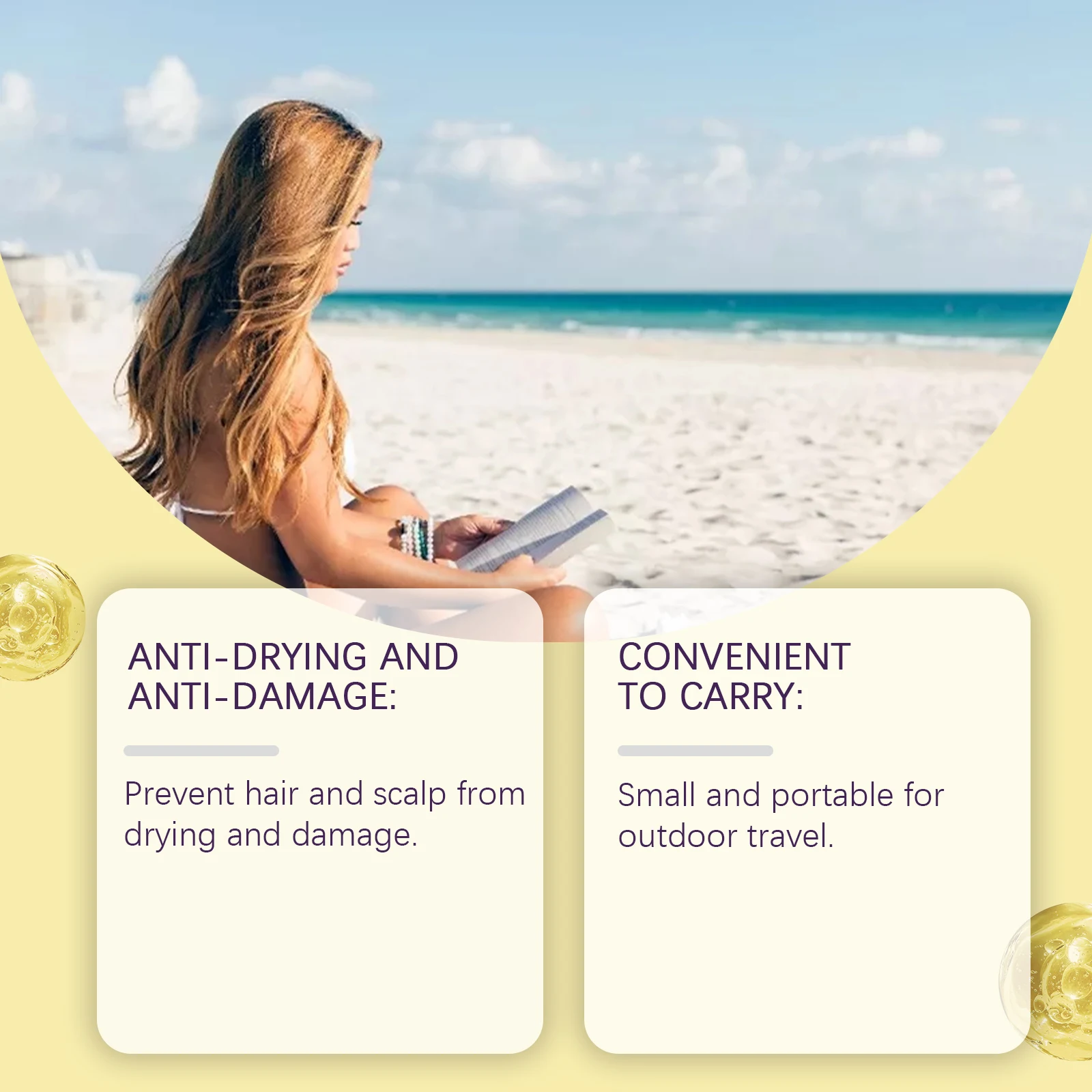 بخاخ واقي من الشمس لفروة الرأس وجذر الزنجبيل SPF30 يقلل من أضرار أشعة الشمس ويحسن الجفاف والتغذية والتحكم في الزيت ومضاد للأشعة فوق البنفسجية للعناية بالشعر