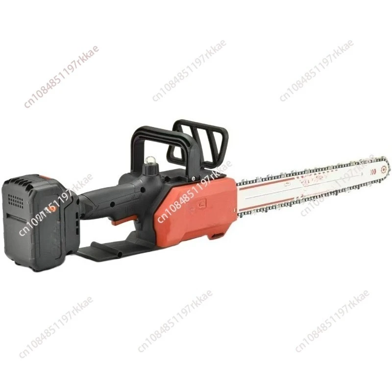 

Аккумуляторная цепная пила для улицы, мощная бытовая цепная пила с литиевой батареей, инструмент для обрезки деревьев
