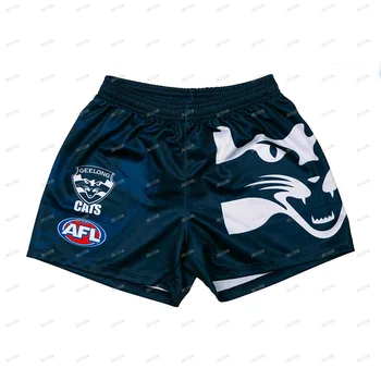 24/25 Football Rugby Jersey Train Team Adult Sports Clothes Soccer T Shorts Boys Rockets Teenager Children Kids Men Geelong Cats