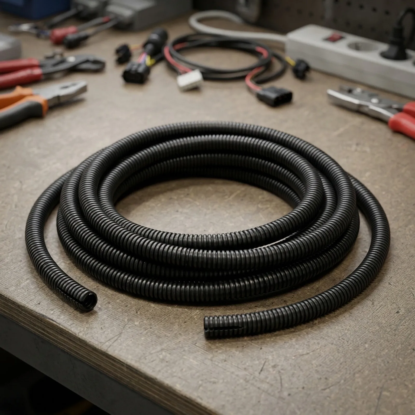 30 Meter Polyethylene Split Tube for Cable Protection in Data Communication Power and Signal Transmission Applications