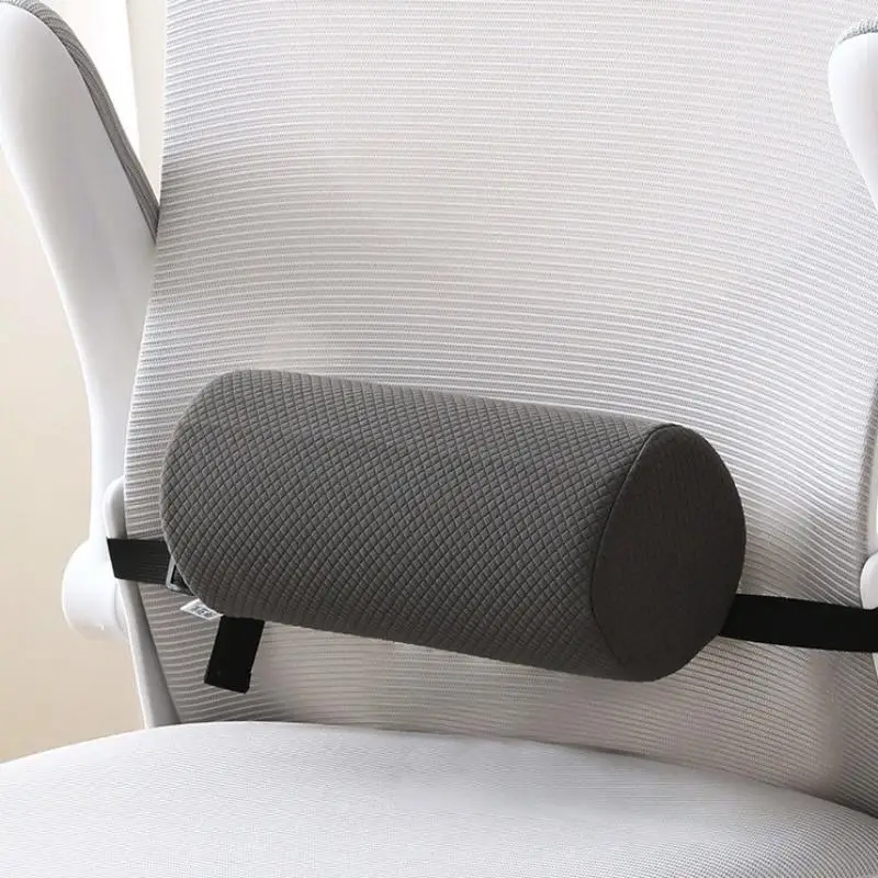 1Pcs Lumbar Roll Waist Support Cushion Low Back Lumbar Support For Office Chair Car Seat Back Rest