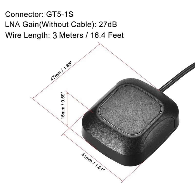 6X navigazione GPS per auto Antenna attiva GT5-1S Jack Antenna connettore cavo per Alpine Kenwood JVC Toyota Honda Nissan