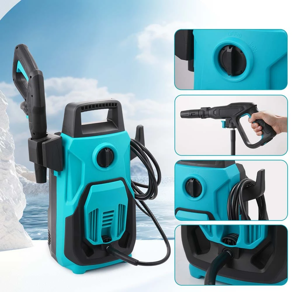 New 1200W high pressure water gun multi-function portable household car washing machine