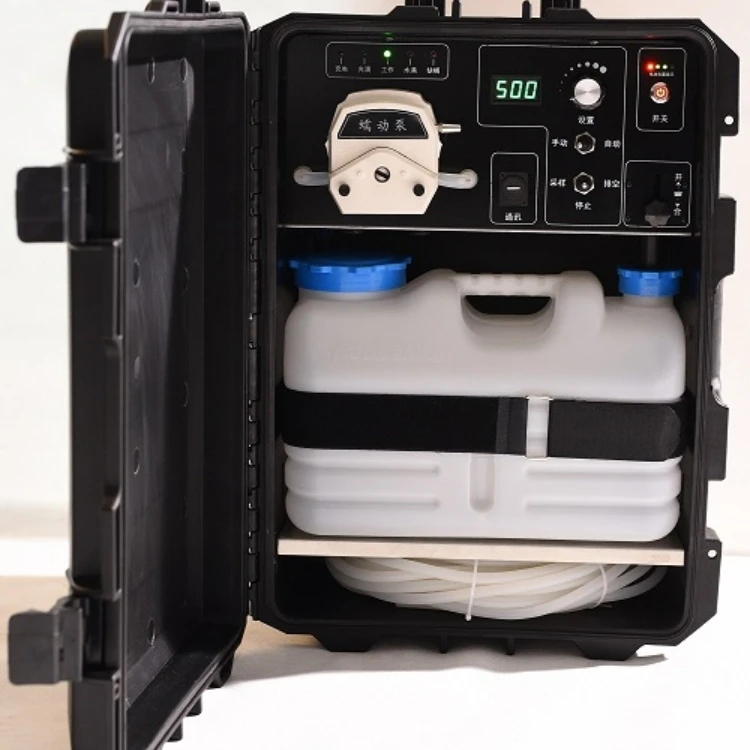 

Portable all-weather manual+automatic mixed sampling Automated Field Water Quality Sampler