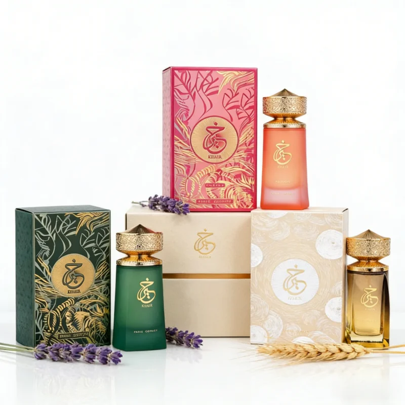 Perfume Paris Corner Khair Confection, Precioso Contraste de Colores, Fragancia Única del Envase