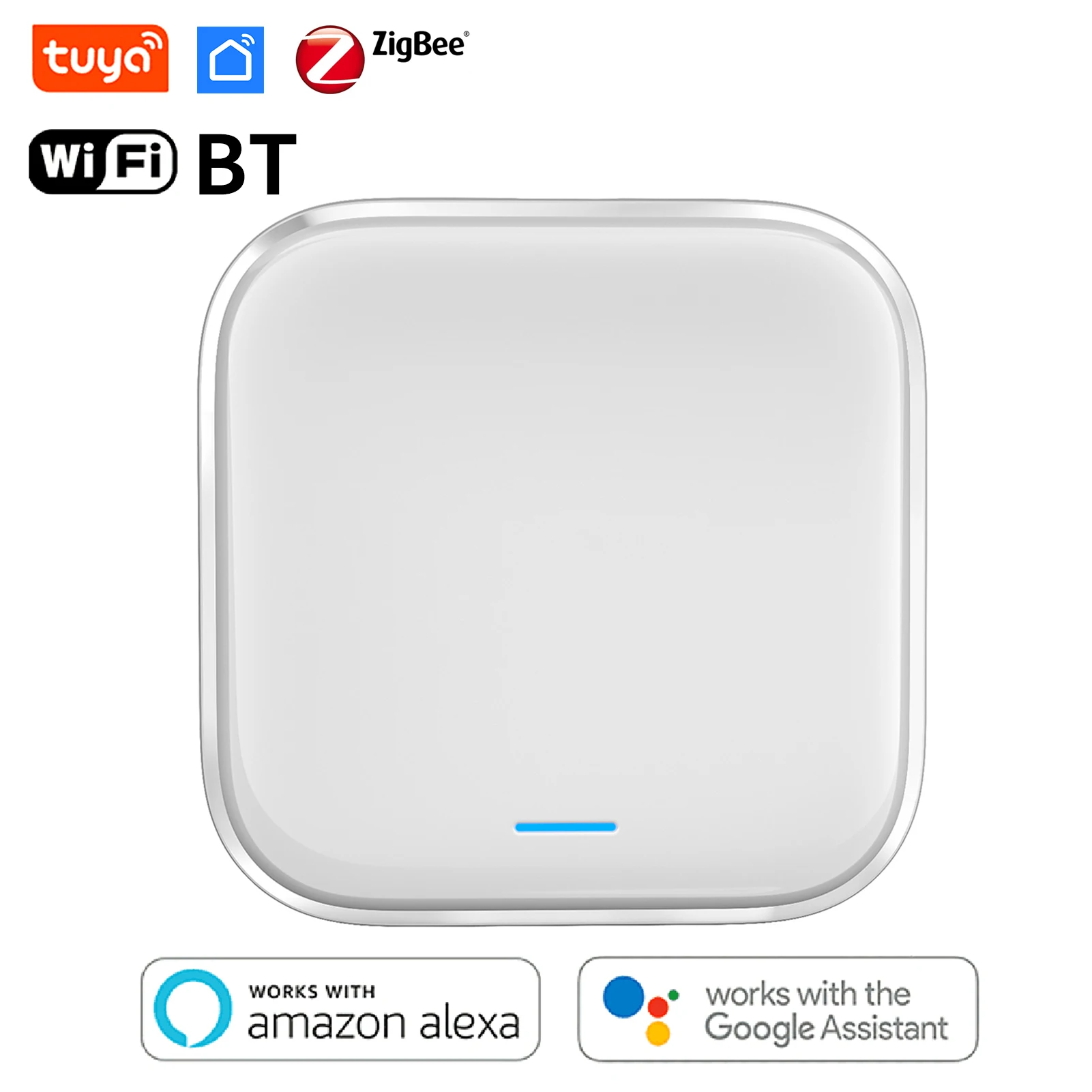 

Умный домашний концентратор TUYA Wi-Fi BT ZIGBEE Mini, умный многорежимный концентратор, работает с Wi-Fi 2,4 ГГц Zigbee 3,0, замена для Alexa