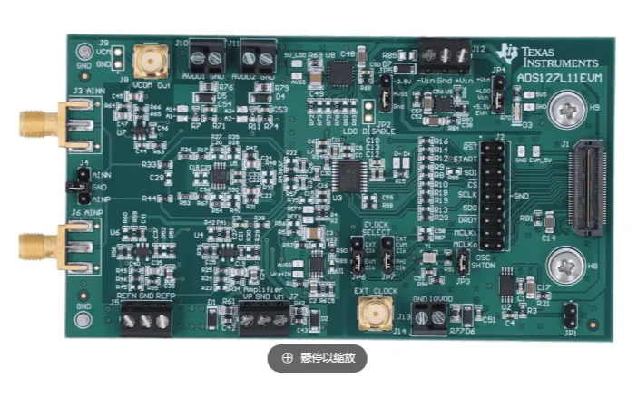 ADS127L11EVM-PDK  ADC evaluation module (EVM)