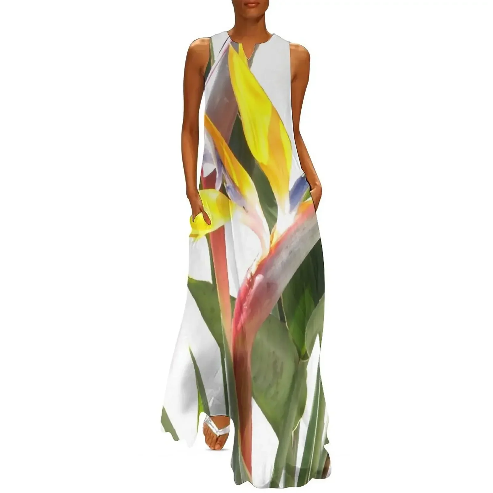 

Bird of Paradise Long Dress cute dress Bridesmaid dress woman Long veiled dresses for pregnant women