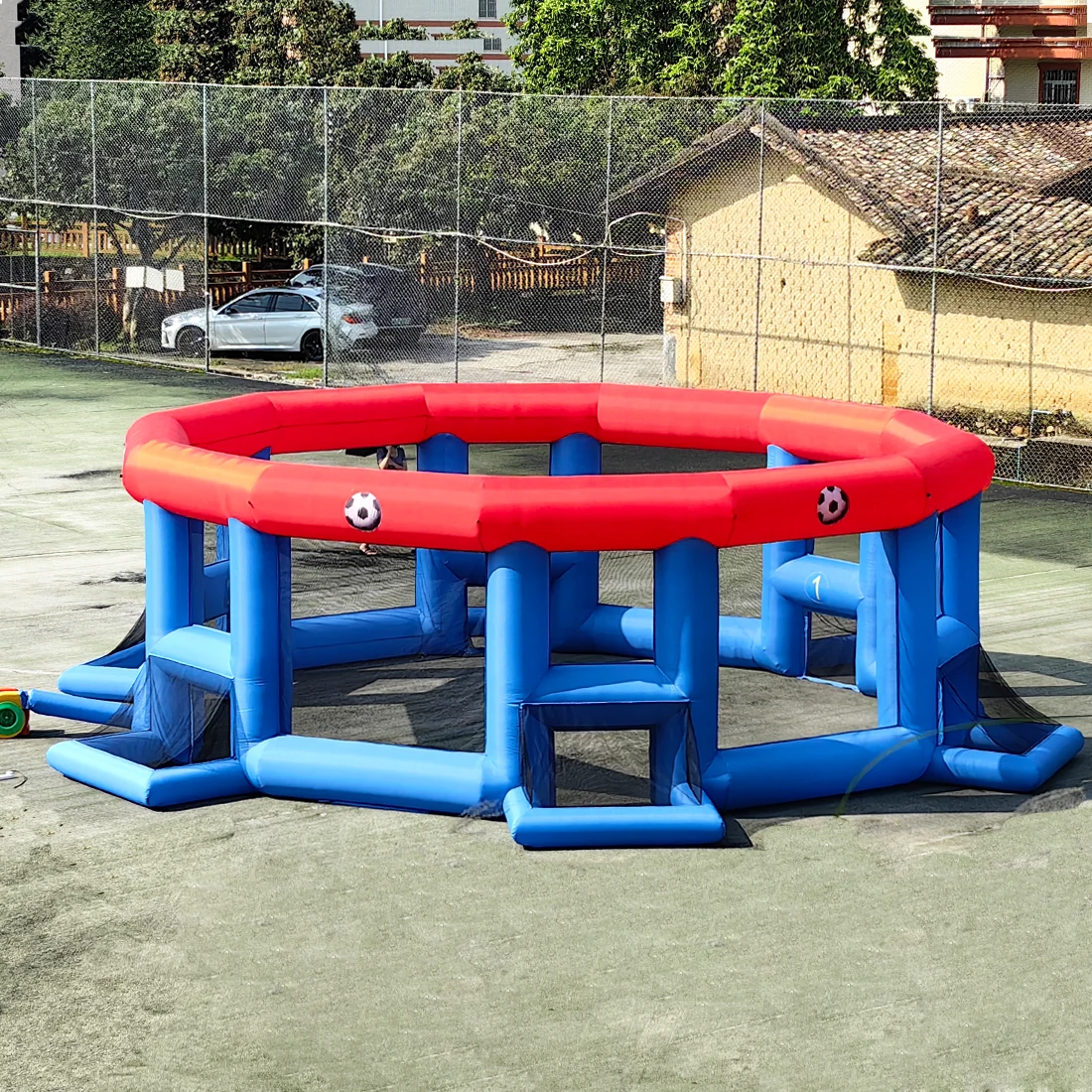 

Soccer Court Inflatable Soccer Football Bubble Ball Field, Soccer Training Arena Inflatable Panna Soccer Baseball Batting Cage