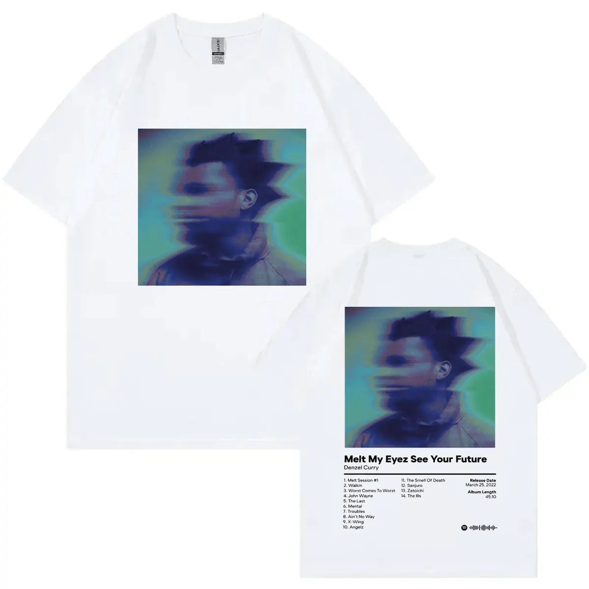 Rapper Denzel Curry Music Album Graphic T Shirts Hip Hop Vintage Short Sleeve T-shirt Unisex Casual Fashion Oversized T-shirts