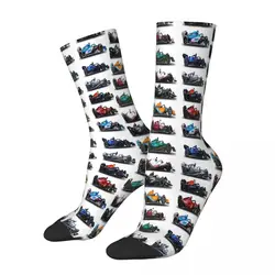 Chaussettes All Cars F1 Formula 1 pour hommes et femmes, bas d'hiver College, 2022