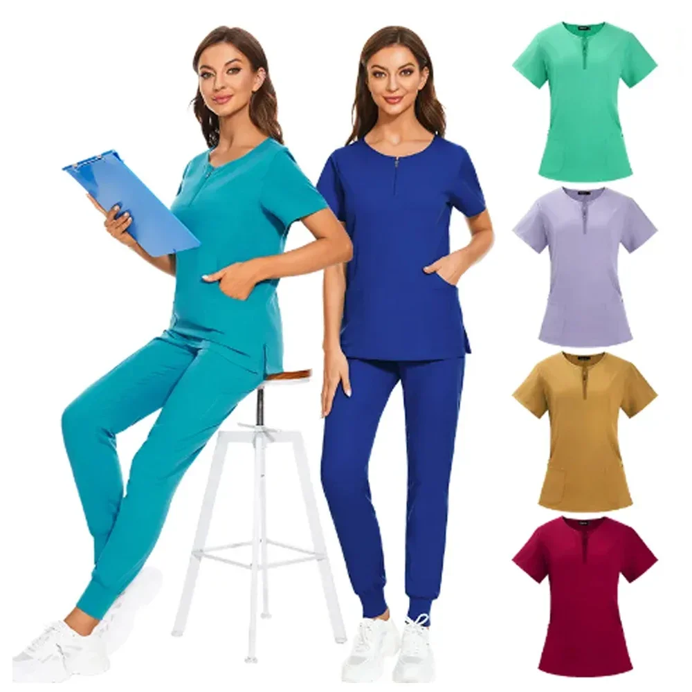 Wholesale Operating Room Medical Uniform Scrubs Hospital Working Scrubs Set Medical Supplies Nurse Dental Surgery Suit Workwear