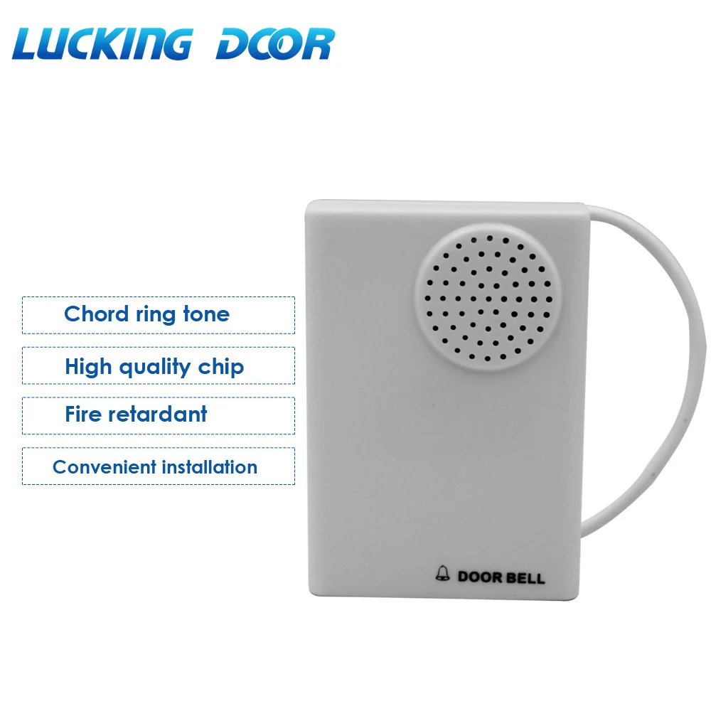 

DC 12V Wired Door Bell Vocal Chime Wired Doorbell For Office Home Access Control System