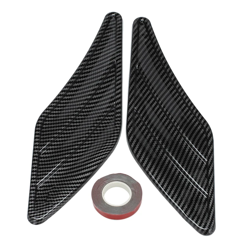 2 Pcs ABT Side Shark Gills Sticker Decals for-Audi A5 S5 A4 B8 B6 A6 A3 R8 TT -AUDI ABT Fender Sticker,Carbon Fiber