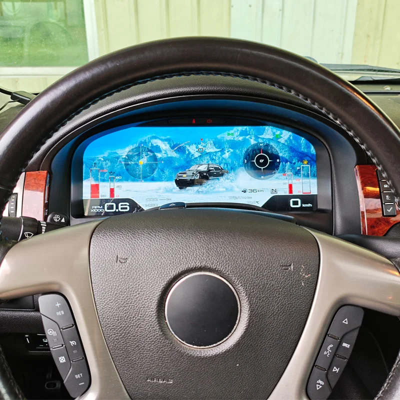 

KANOR LCD Smart Dashboard Instrument Panel For Chevrolet Silverado Tahoe Suburban GMC Yukon Sierra Avalanche Digital Cluster