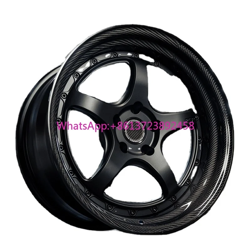 

CNC Forged Carbon Fiber Aluminum Alloy Wheels 18-24 Inches New Condition 30mm ET 100mm PCD Designed for Benz 20mm CNC Rims