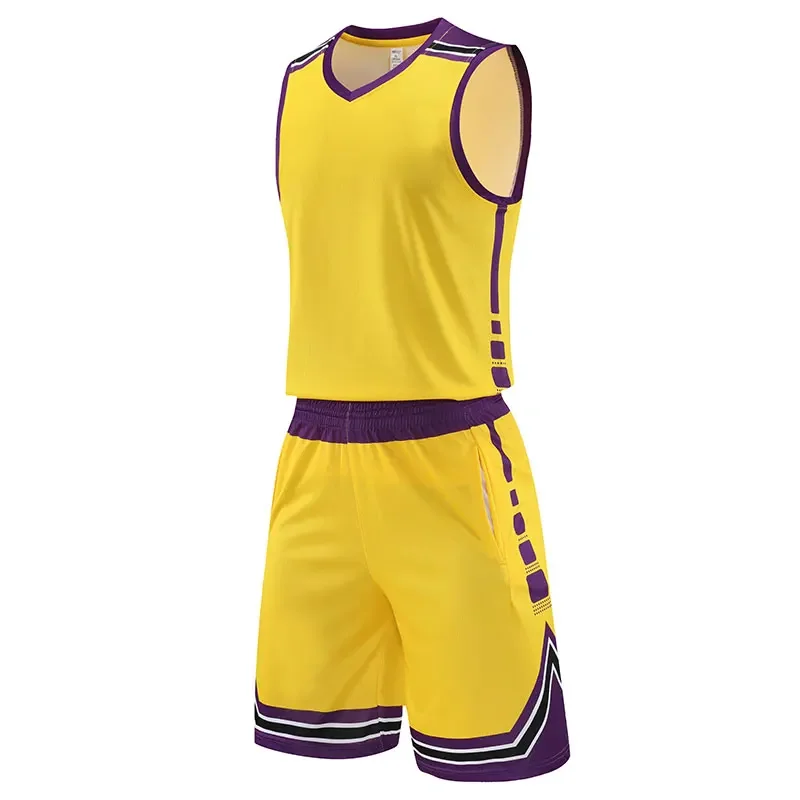 2pcs Set Basketball Sportswear Suits Plus Size Outdoor Running Sport Shirts Tops Shorts Fitness Breathable Tennis Sportswear