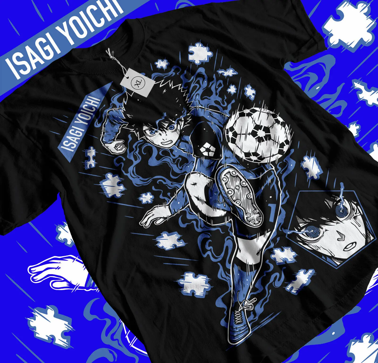 Yoichi Isagi Blue lock anime gift shirt,Meguru Bachira,Kunigami,Rin Itoshi,Nagi