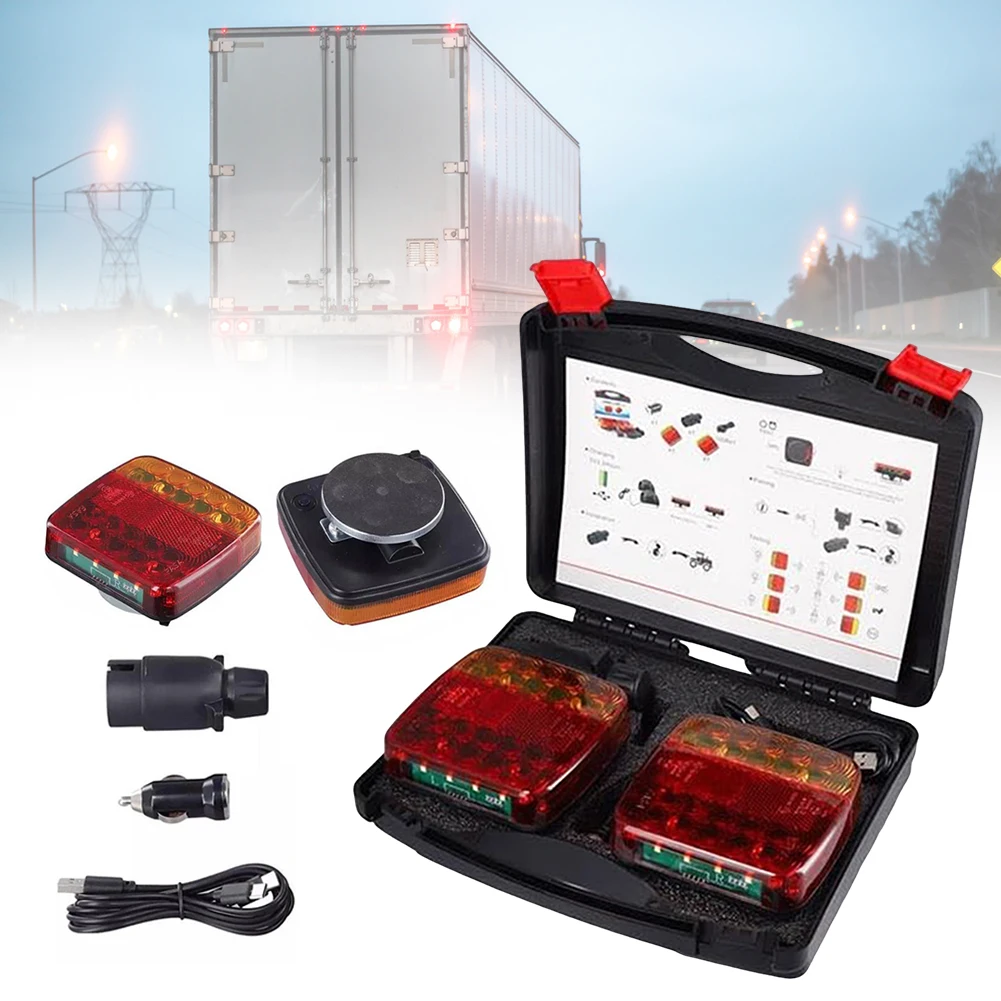 

Wireless Trailer Lights For Towing Easy Installation Led Tail Lights RV Trucks Accessories
