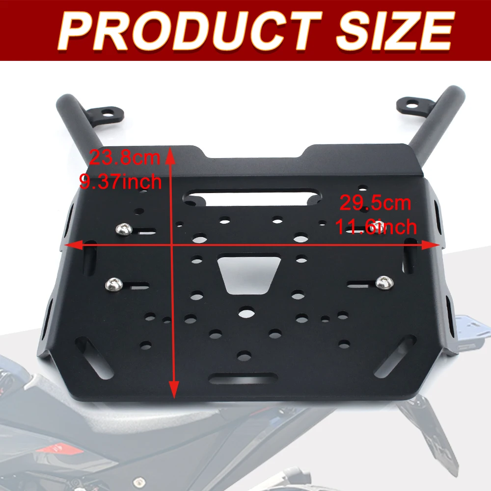 Motorcycle Rear Luggage Rack Fit For KTM 390 adventure 2019-2024 Top Case Rear Rack Carrier Luggage Holder Bracket Shelf Holder