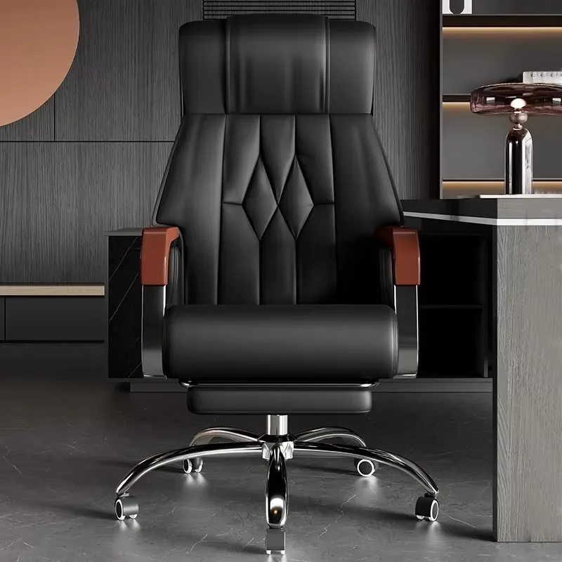 

Black Comfy Office Chair Luxury Backrest Premium Designer Recliner Gaming Chairs Armchair Relaxing Silla Oficina Home Furniture
