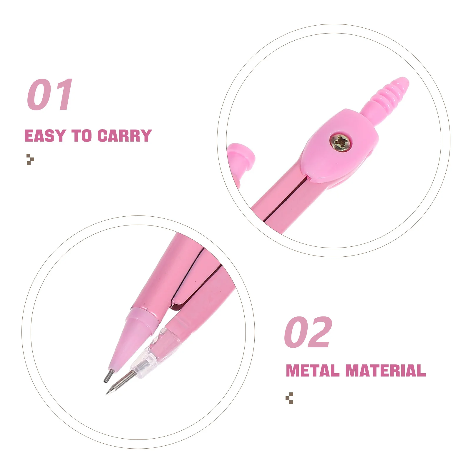 3 مجموعات بوصلة هندسية مجموعة بناء قوي للمبتدئين ودية أداة رسم دقيقة للمشروعات الفنية للفصول الدراسية