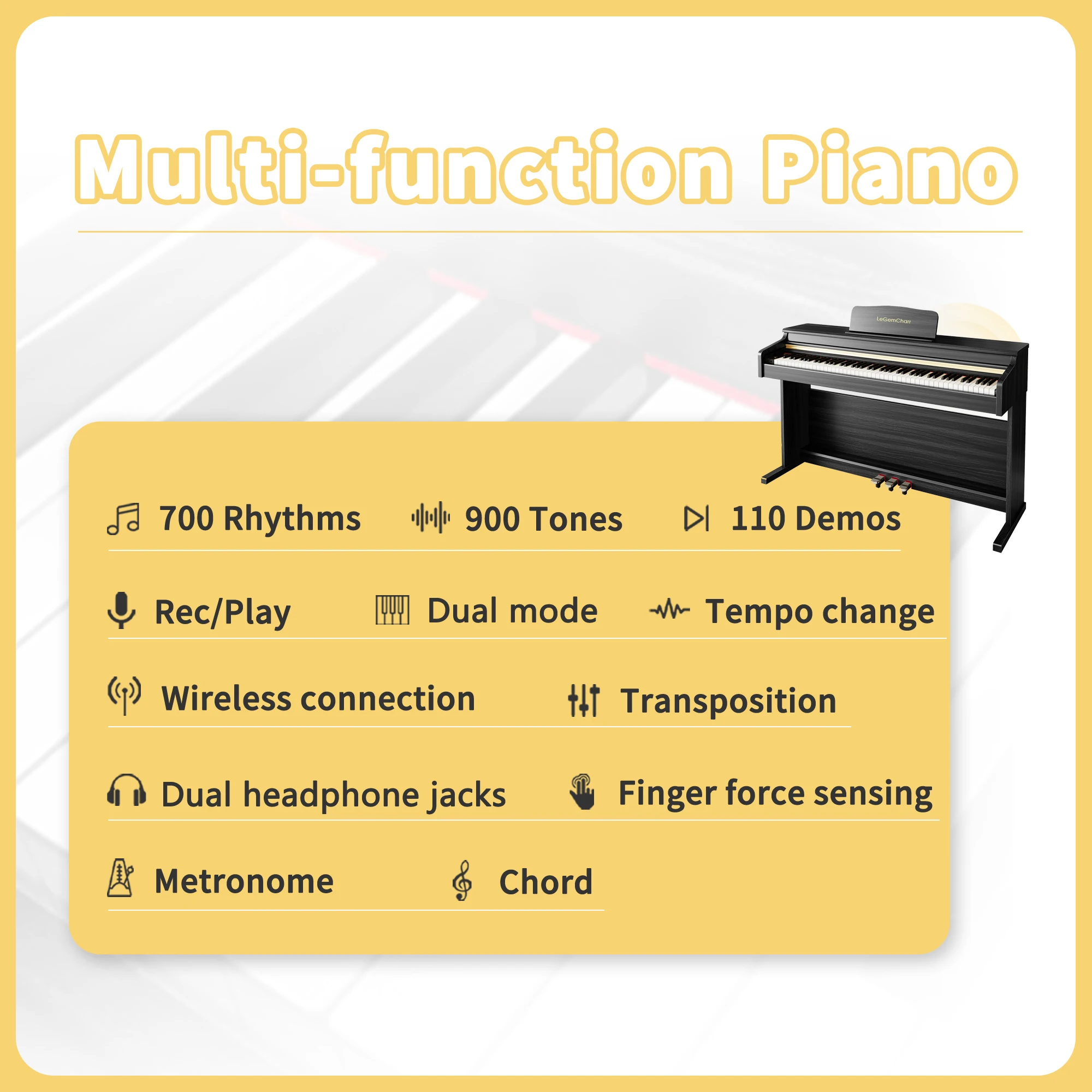 88-klawiszowy kontroler MIDI,  – Midi Keyboard Controller 88 Key recenzja i cena