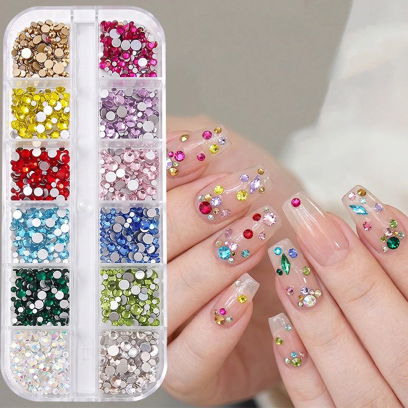 12 Grids Gemengde Grootte Kleu - Crystal Bead Mix recensie en prijs