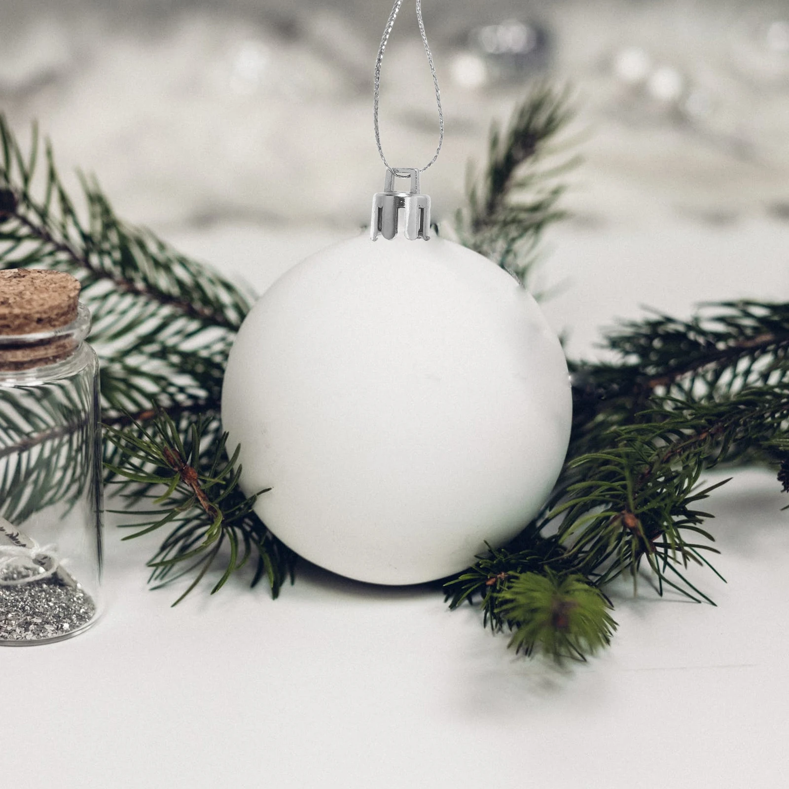 

Christmas Ball Cap Cover Party Supplies Decor Ornaments Diy Decorations Hangers Caps for Plastic Xmas Tops