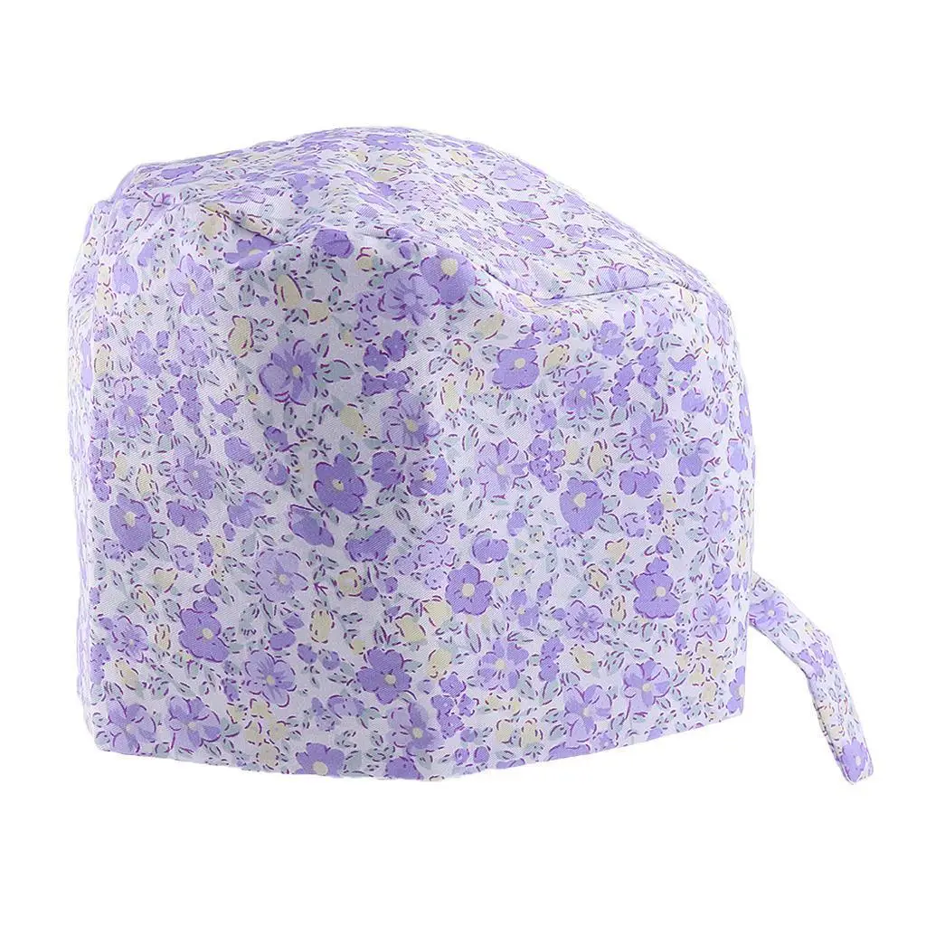Large Size Medical Hat Cotton Doctor Cap Uniform Unisex Chemo Cap Breathable Hat for Medical Clinic