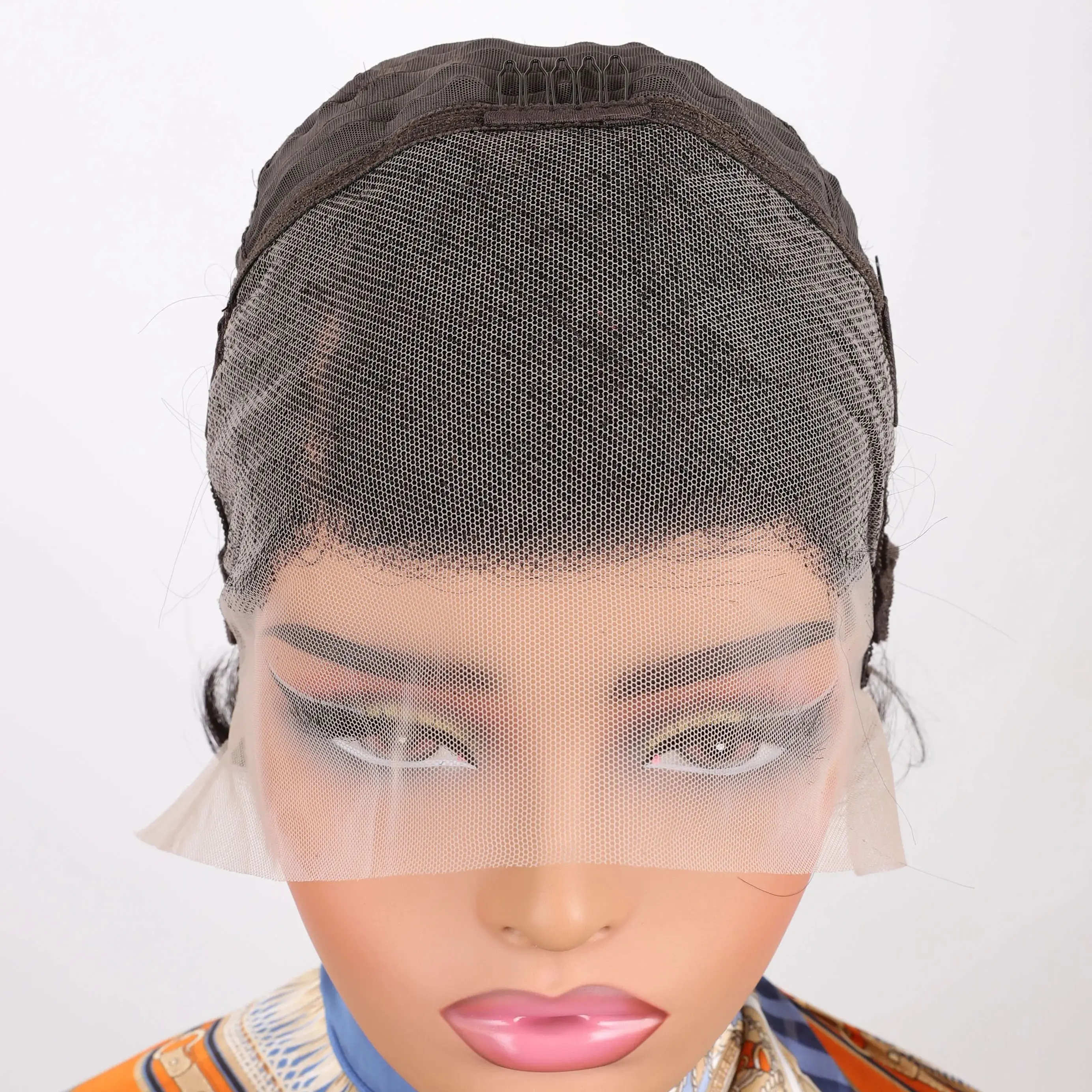 ショートピクシーカットストレートヘアウィッグナチュラルブラックヘアウィッグ