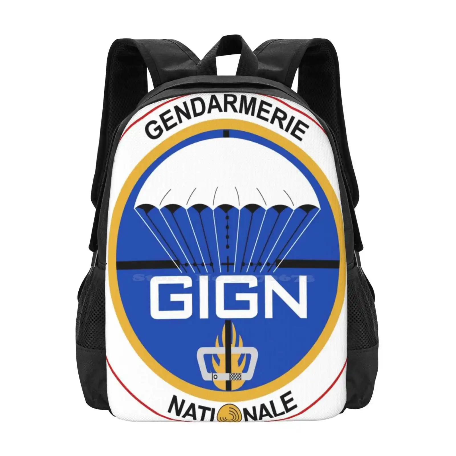 Gign France Special Forces School Bags For Teenage Girls Laptop Travel Bags Gign France Specialforces Army Military Tops