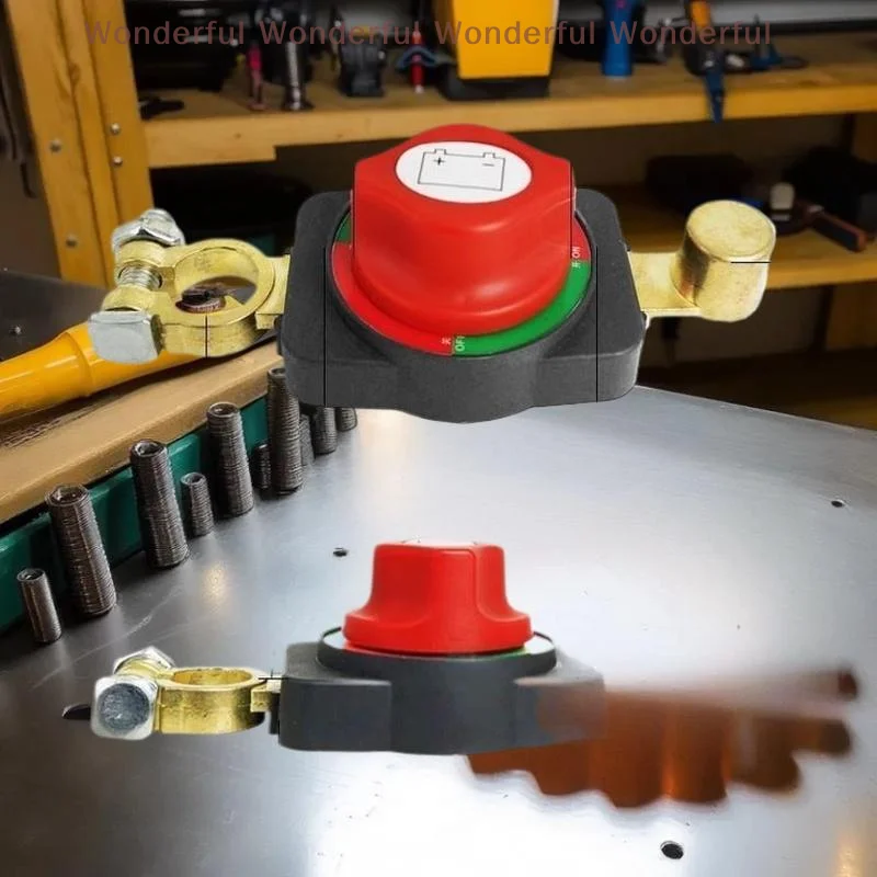 

On/Off Isolator Kill Power Cut Breaker, 12-48V Battery Disconnect Switch Parts for Cars, RVs and Boats