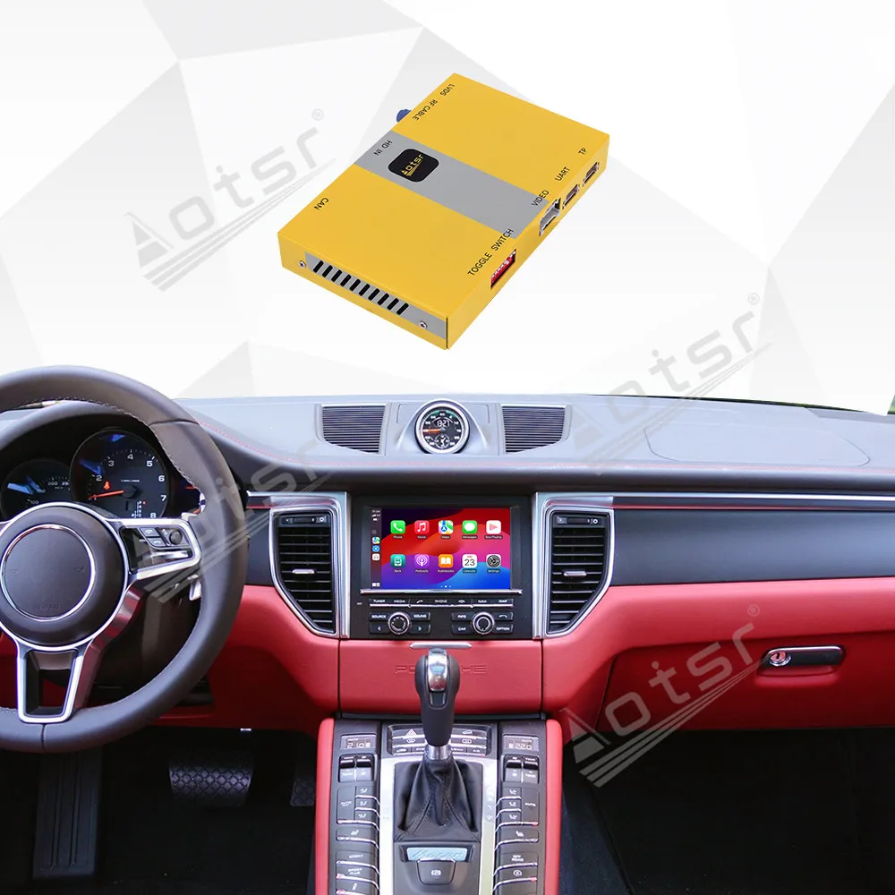 Modelo 2025 para Porsche Macan 2014, 2015, 2016, PCM 3.1, navegación CAN Bus, PCM 3.1, caja de protocolo, amplificador mejorado 4G